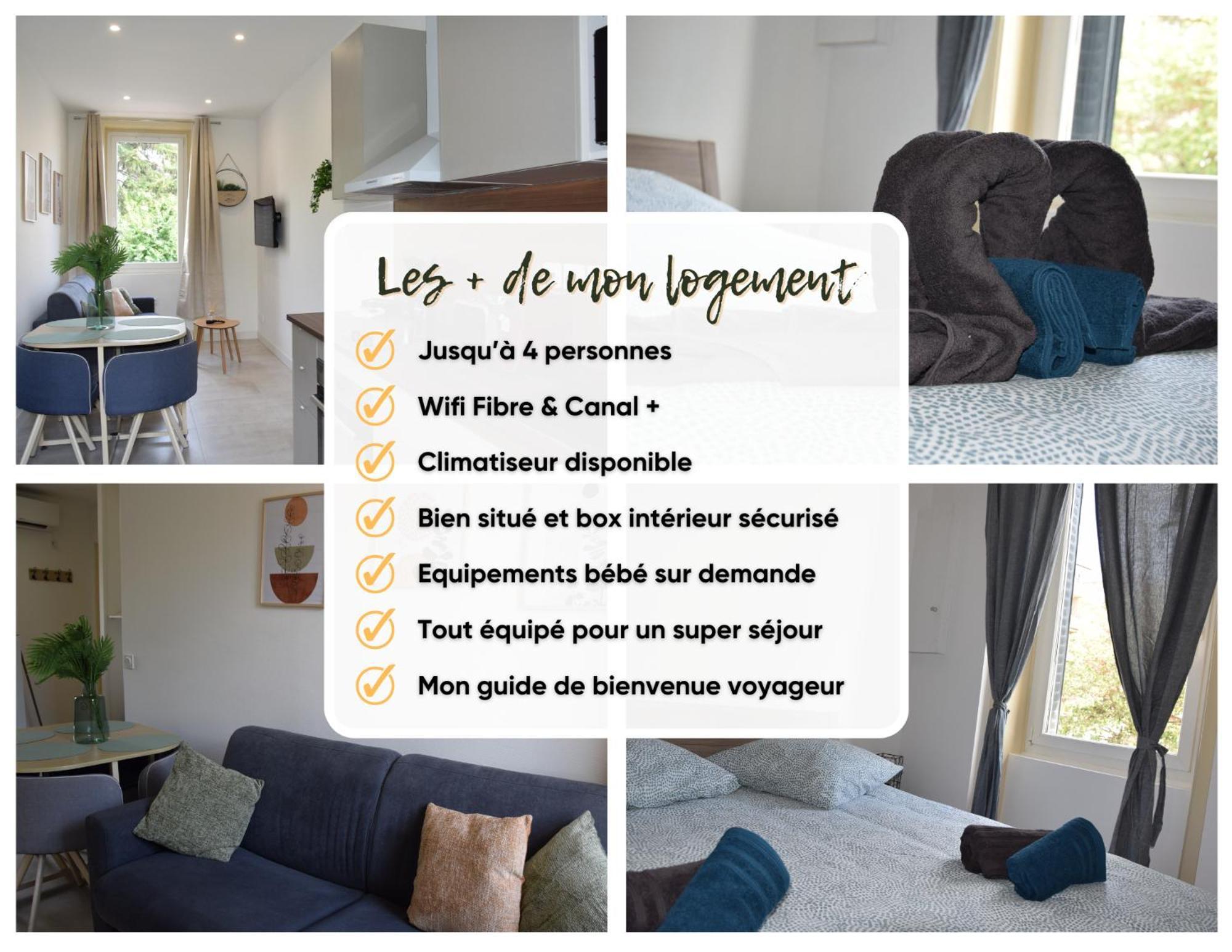 Apartmán Elegant T2 A Bron, Tramway A 2Min, Box Parking, 4Personnes Exteriér fotografie